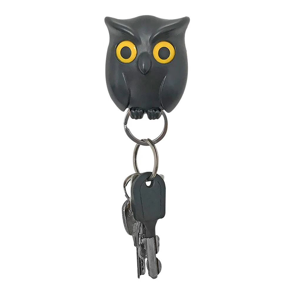 

1pc Night Owl shape Key Holder Magnetic Key Hook Wall Mounted Keychain Hanger Wall Key Sticker Home Organizer Hanger Decoration