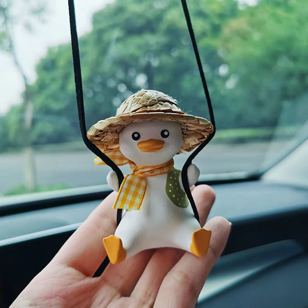 

Подвеска для автомобиля, ароматерапия, украшения для автомобиля, соломенная шляпа, качели, утка для автомобиля, фотопарфюм, качели, утка