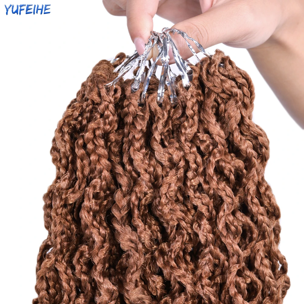 Косички для волос с локонами Омбре синтетические плетеные удлинители плетения