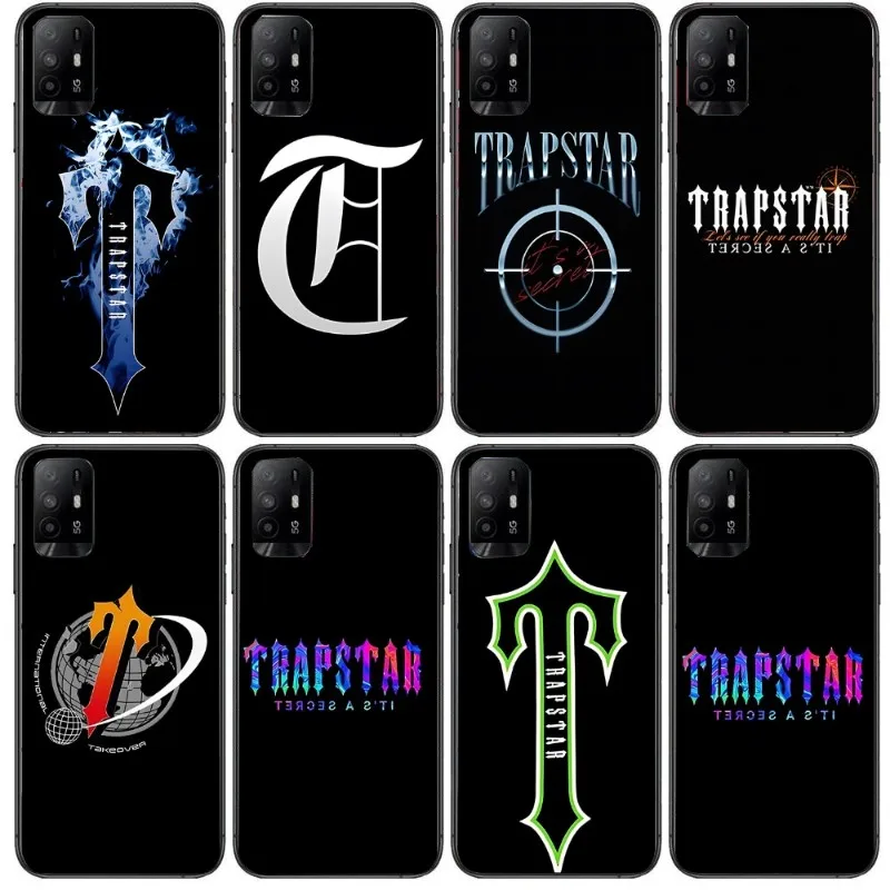 Мягкий черный чехол для телефона с рисунком в виде звезды Realme GT 2 9i 8i 7i Pro X50 X2 C35 C21 C20