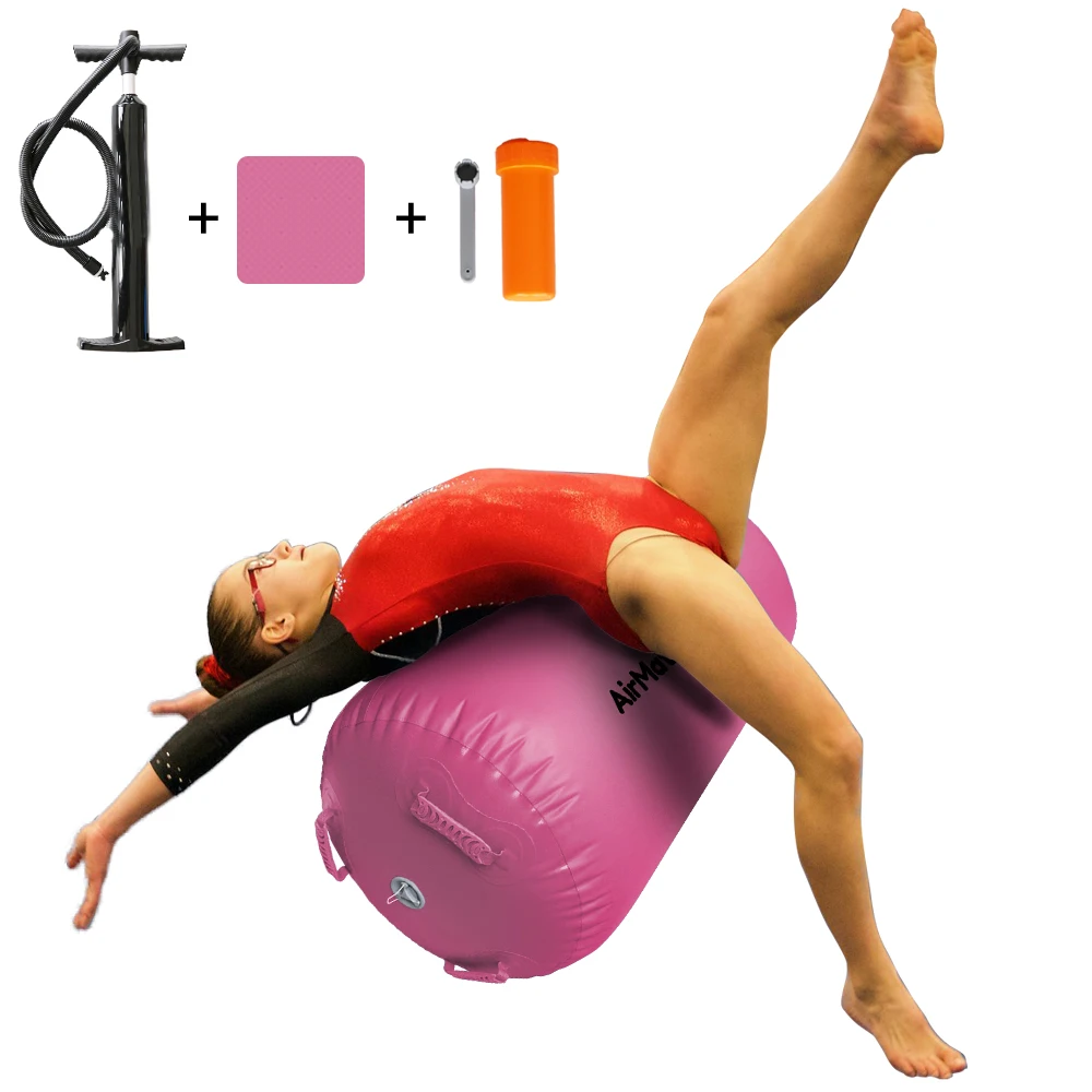AirRoll надувной гимнастический бочонок Круглый коридор вспомогательный воздушный