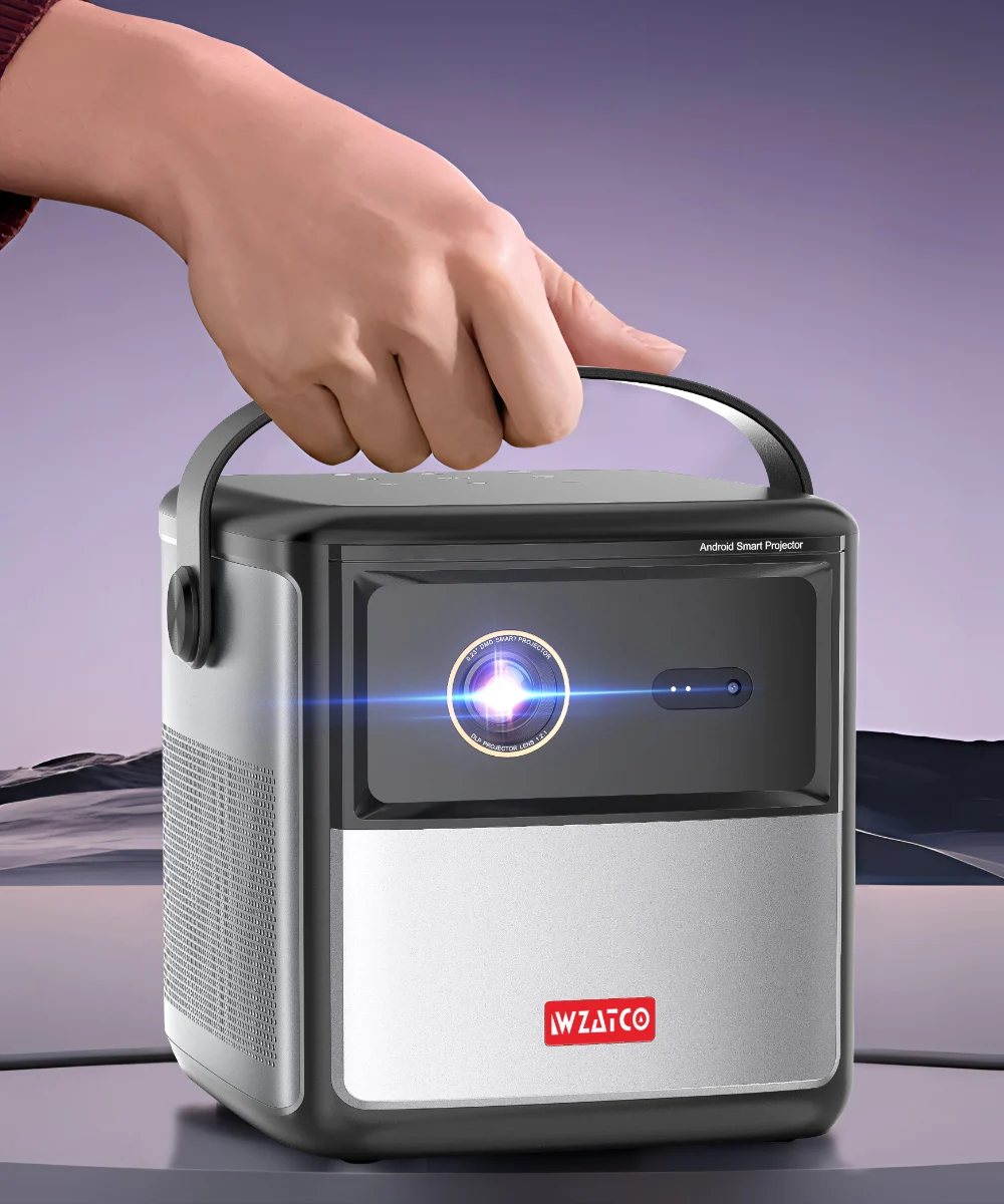 WZATCO S90 3D 4K кинотеатр Android 11 0 Wi-Fi мини-портативный 1080P домашний