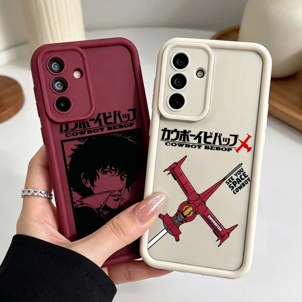 Фото Чехол для телефона с изображением Cowboy Bebop для Samsung Galaxy A71 A57 A56 A55 A54 A53 A52s A17 A16 A06, силиконовый чехол с рисунком Eye Ladder №2