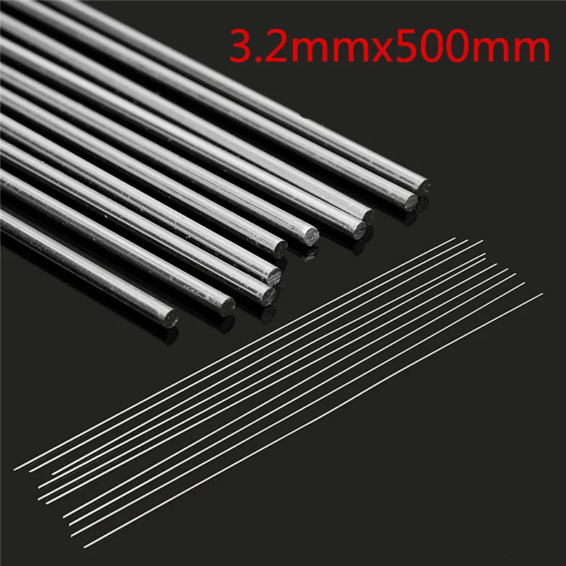 

5pcs Aluminum Welding Wire Flux Cored Low Temperature 3.2mmx500mm Soldering Air Condition Repairing Rod No Need Solder Powder