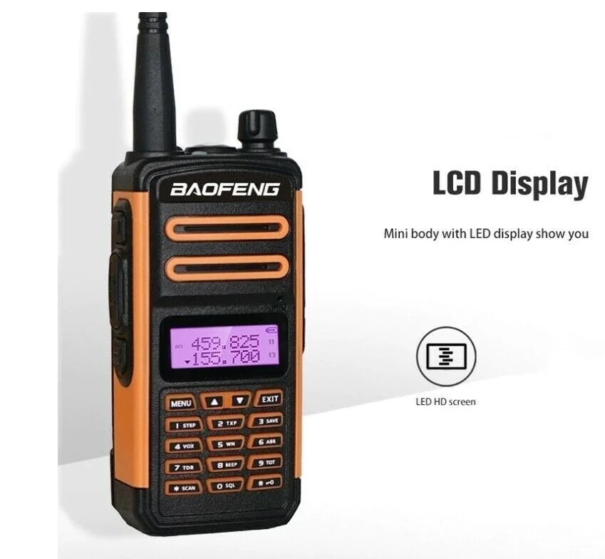 2× Digital Mobile walkie talkie 10w IP67 Baofeng BF-S5plus DMR Tri-Band Ham CB Radio Transceiver Kit walkie talkie