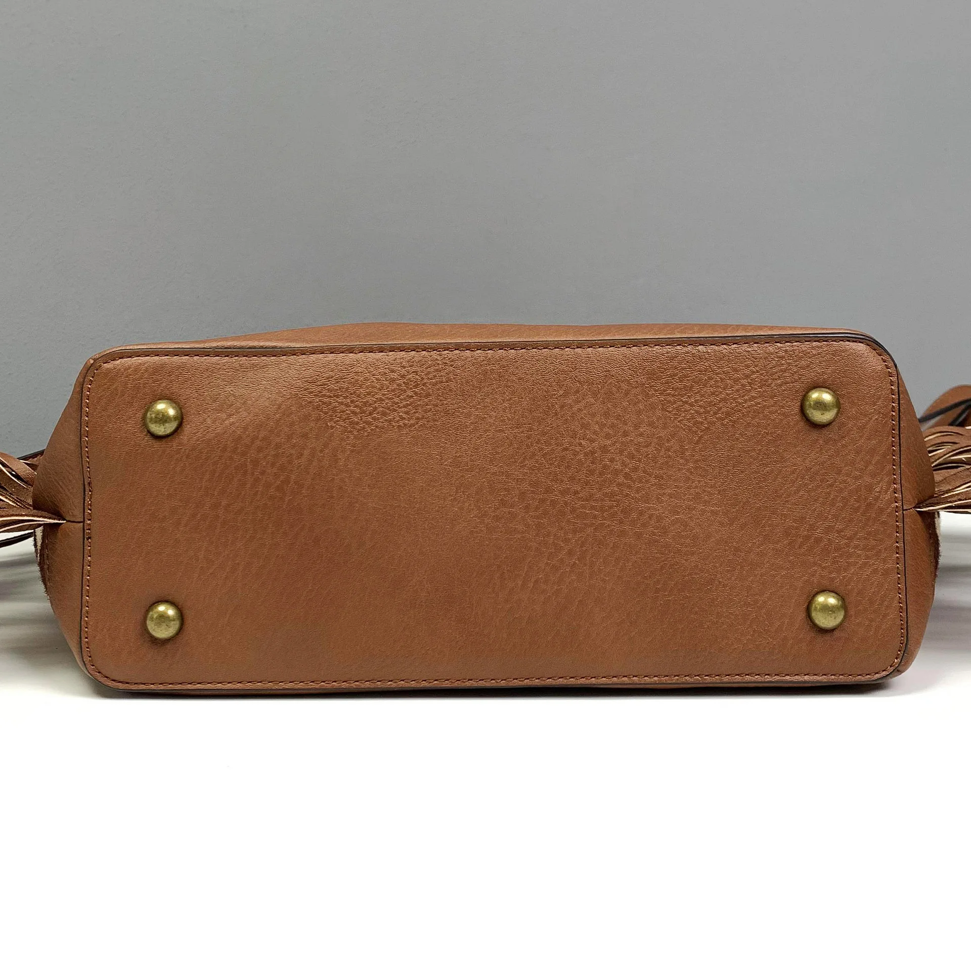 Retro Tassel Leopard Design Shoulder Bag Cow Pattern Versatile  Messenger Large Capacity Carved Decoration Ladies Crossbody Bag