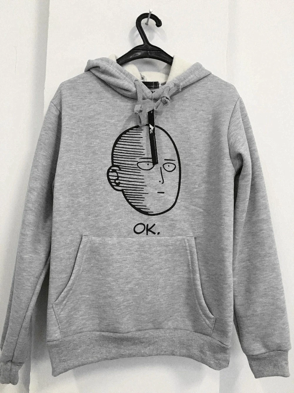 Модные японские толстовки с принтом Аниме One Punch Man свитера топы |