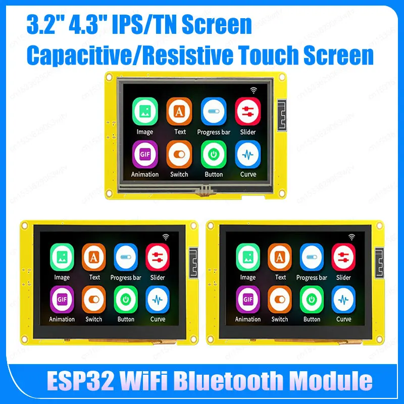 ESP32-S3 Board HMI 8M PSRAM 16M Flash Arduino LVGL WIFI Bluetooth 4,3 