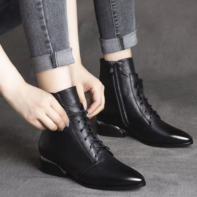 

Женские ботинки, новинка 2022, Демисезонная обувь, женские модные сексуальные ботильоны, дизайнерские туфли-лодочки 3-5 см