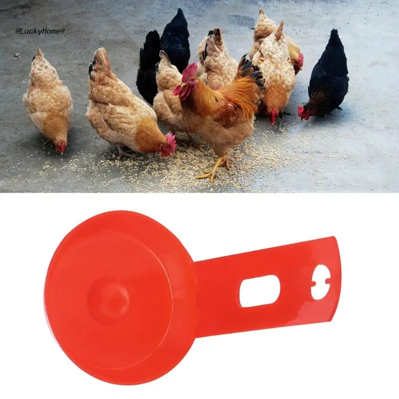11UA Poultry Water Cups Drinking Bowl for Chickens Ducks Quails Universal Bird Cage Plastic Seed Water Food Feeder Cup