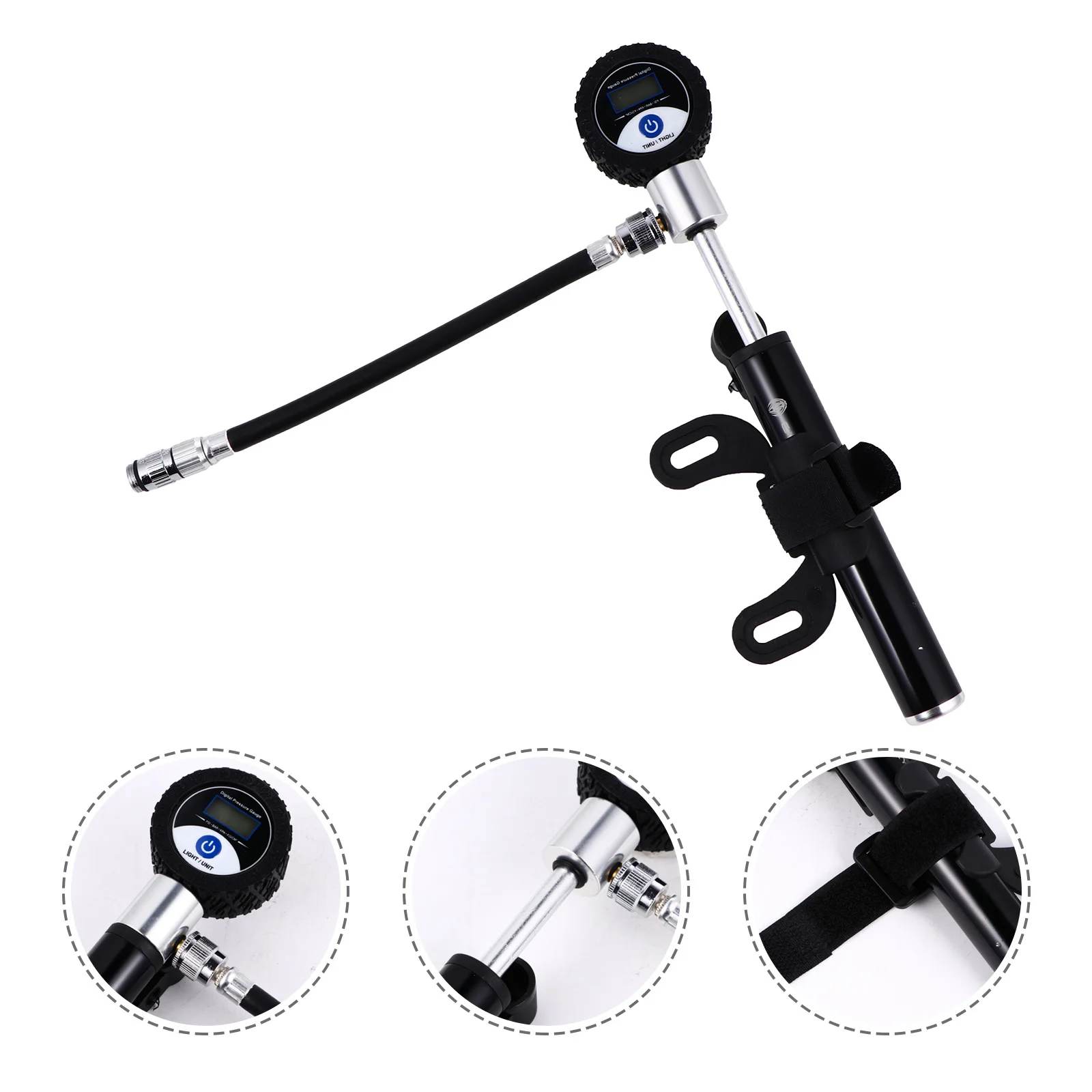 

1pc Tire Pump Mountain Bike Mini Inflator Road Bike Basketball Inflator