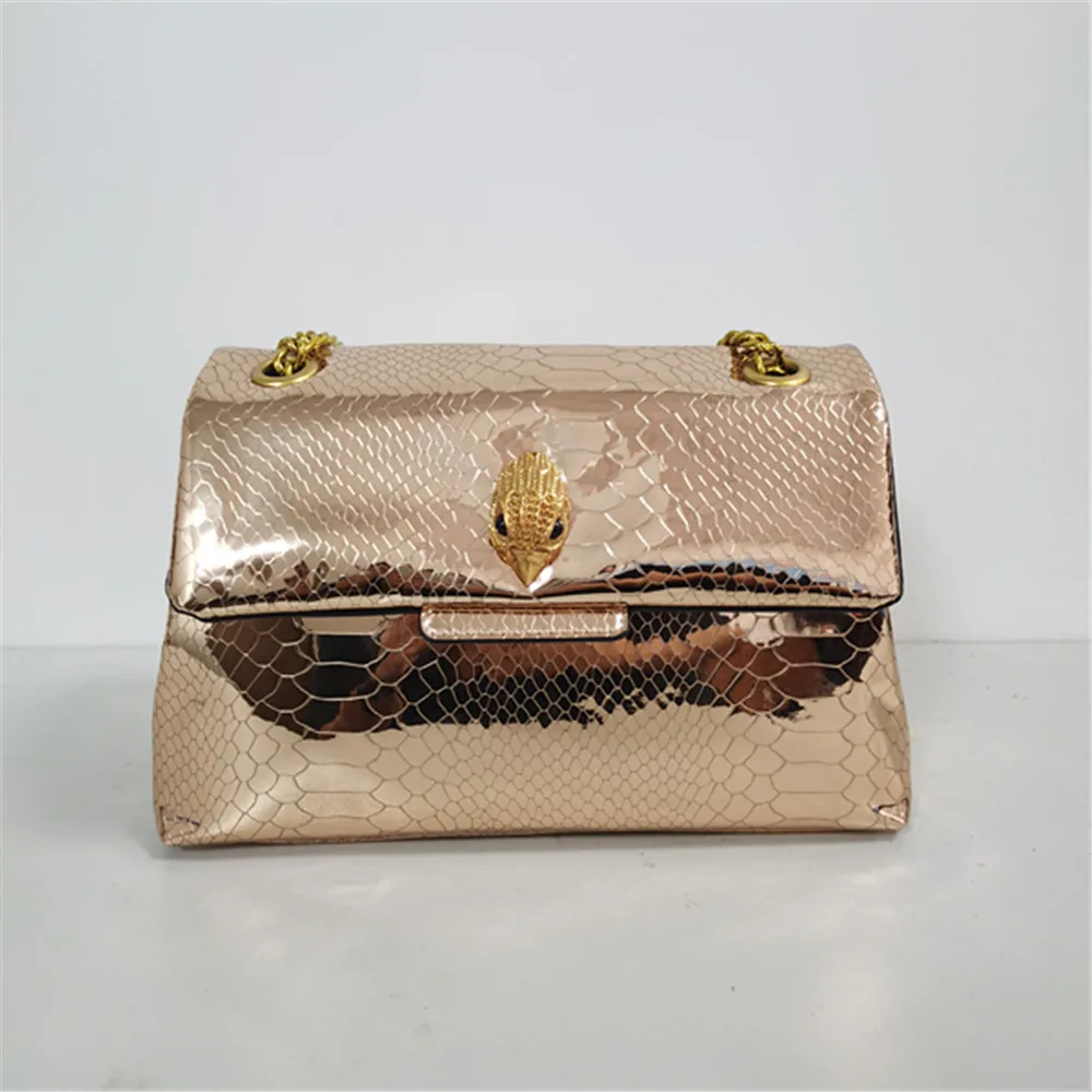 

Новое поступление, летняя зеркальная сумка с блестящим змеиным узором, яркие цвета, женский кошелек, сумка через плечо