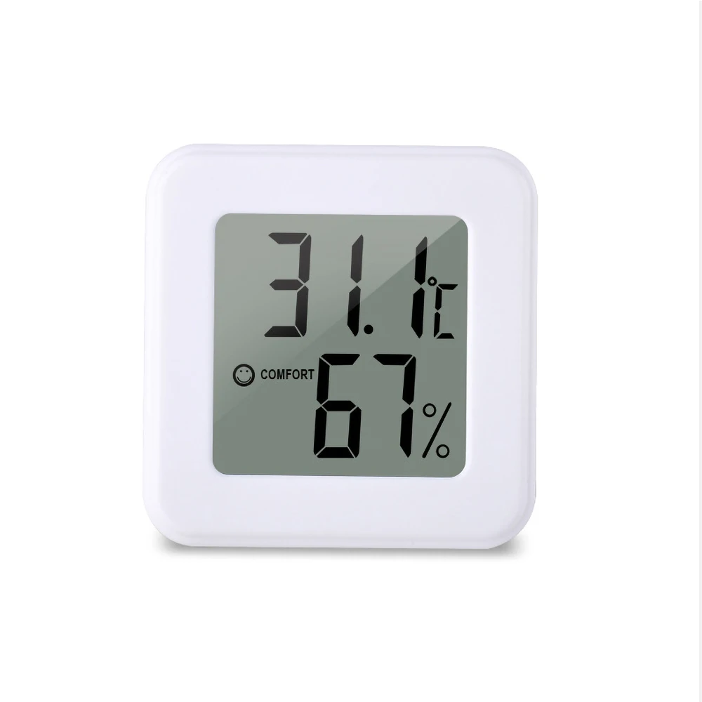 mini electronic thermometer car thermometer refrigerator thermometer with smiling face display temperature measuring instrument free global shipping