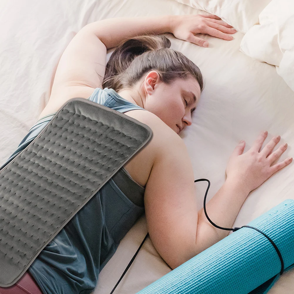 

Household Electric Heating Mat Pain Relief Massage Sleep Heating Pad Supplies Soft Skin Friendly for Body Shoulder Neck Back Leg