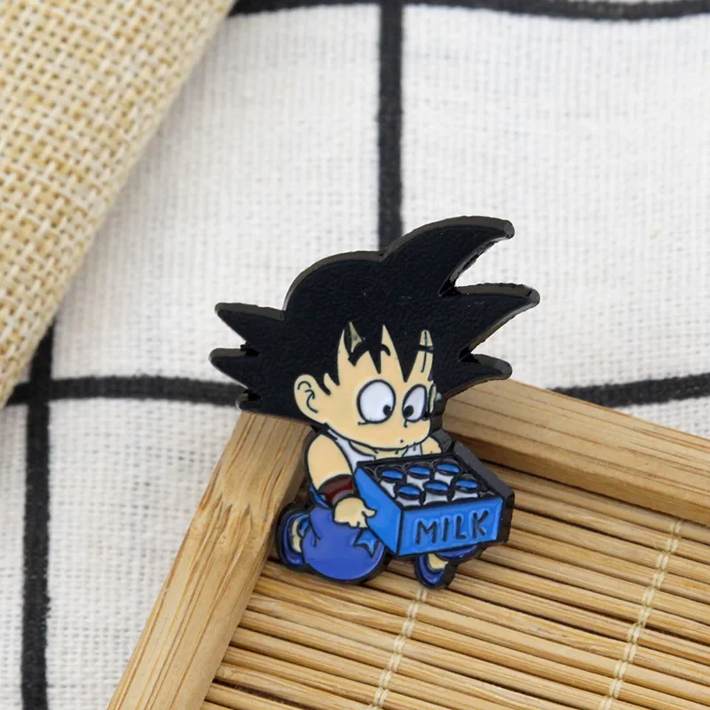 Dragon Ball Son Goku аниме металлическая брошь одежда воротник украшение сумка рюкзак