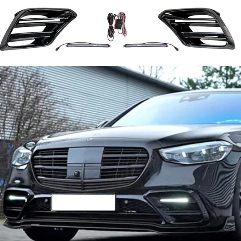 

Front bumper grille upgrade kit For Mercedes-Benz S-Class W223 2021 2022