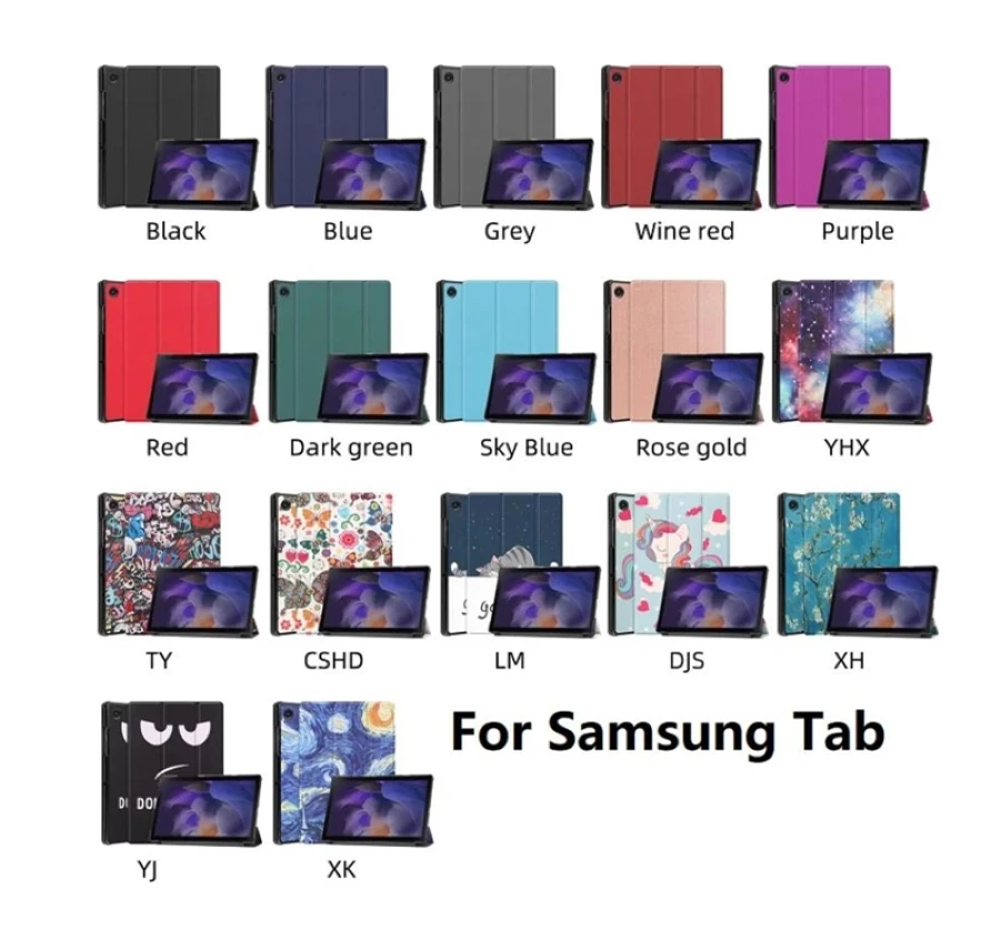 

Модный чехол для планшета Samsung Galaxy Tab A7 10,4 T500 T220 для A8 10,5 X200 X207 S5E 10,1 T510 S6Lite