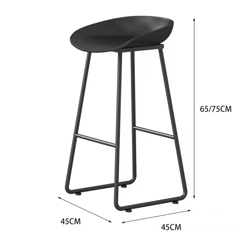 Минималистичные высокие стулья обеденные вращающиеся скандинавские бархатные