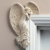 nordic redemption angel door frame decoration awakening wings wall hanging resin pendant decor figure sculpture ornament fairy