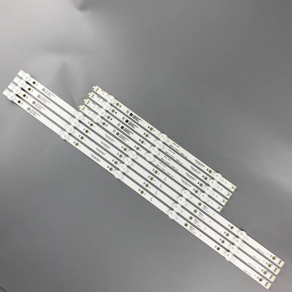 

8pcs/set LED backlight bar For sharp LC-50LB601U NS-50DF710NA19 LB50091 V1_00 V0 LB-PM3030-GJBBY504X8ABL2-L/R-T