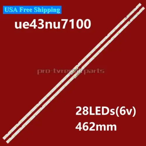 

LED Strips for Samsung 43NU7100 UN43NU7100G UN43NU7100 UE43NU7100 BN61-15482A