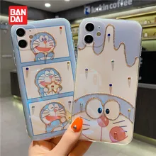 Bandai Doraemon Blu-ray Phone Case for iPhone 13 13Pro 12 12Pro 11 Pro X XS Max XR 7 8 Plus Kawaii Cartoon Back Covers Fundas