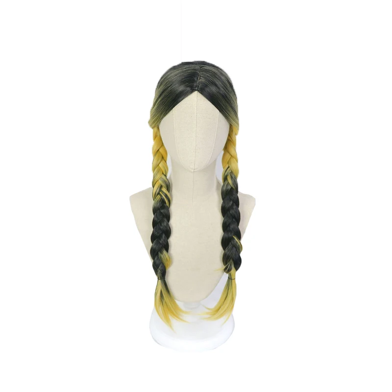 

Парик для косплея из аниме «Токио», двойной длинный Плетеный косичный парик для косплея хайтани ран хайтани