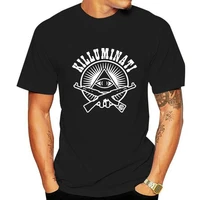 new killuminati illuminati new world order eye logo black t shirt size s to 3xl %c2%a0classic custom design tee shirt