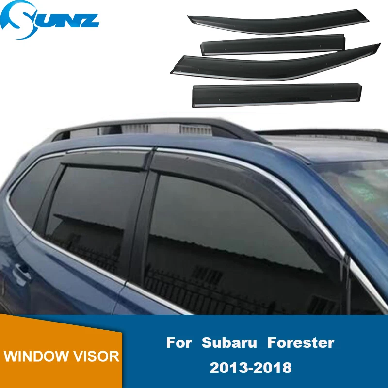 Window Visor For Subaru Forester SJ 2013 2014 2015 2016 2017 2018 Weathershilds Side Sun Rain Protection Shield Exterior Styling