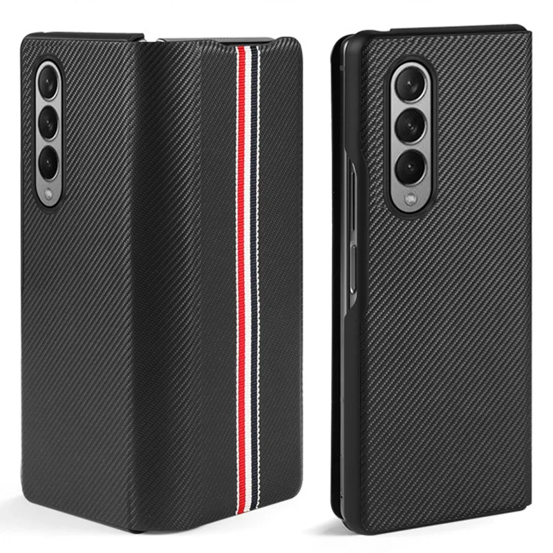

Luxury PU Laether Phone Case For Samsung Galaxy Z Fold3 Fold2 Shockproof Cases For Samsung W22 W21 Mobile Phone Cover