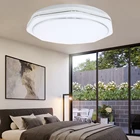 Потолочная люстра 72 Вт, регулируемая светодиодная лампа 3500K4100K6000K для спальни, ванной, гостиной, кухни