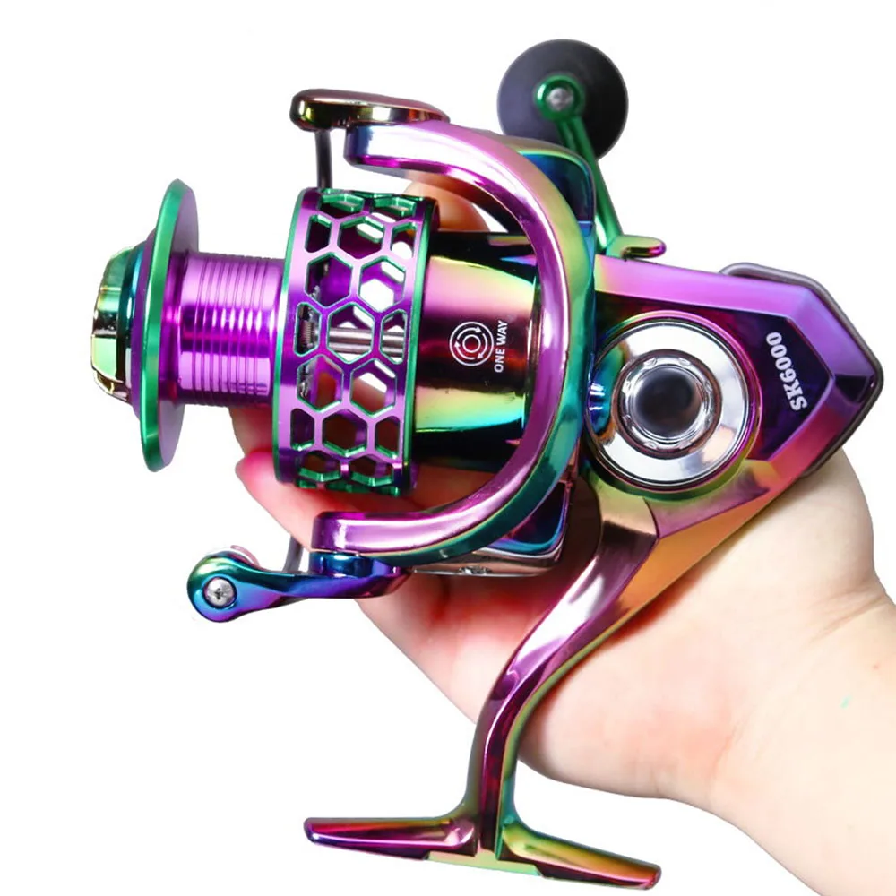 

Рыболовные катушки, металлическая кастинговая линия серии 1000-7000, водонепроницаемое спиннинговое колесо, рыболовные снасти, катушка для мор...