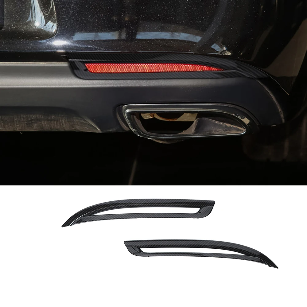 

for Chrysler 300C 2015 2016 2017 2018 2019 2020 2021 Car Rear Fog Lamp Decoration Cover External Accessories ABS Carbon Fiber