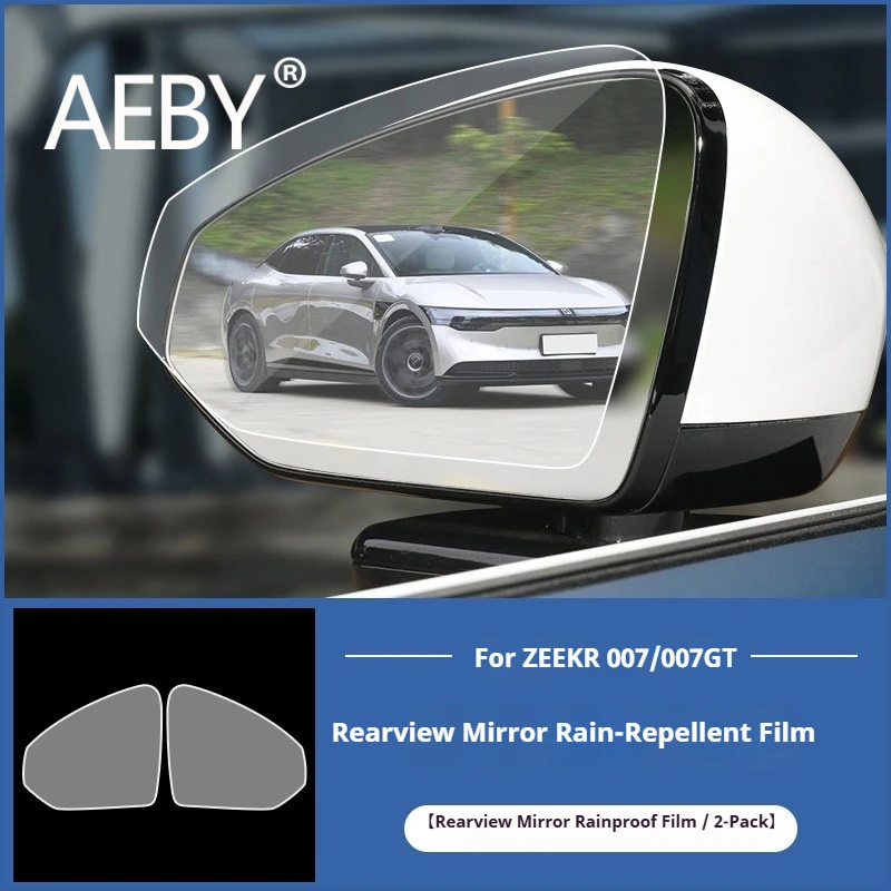 

AEBY для ZEEKR 7X/007/007GT 2024 2025 зеркало заднего вида, защита от дождя, противотуманная антибликовая пленка HD, прозрачная, безопасная для ночного вождения