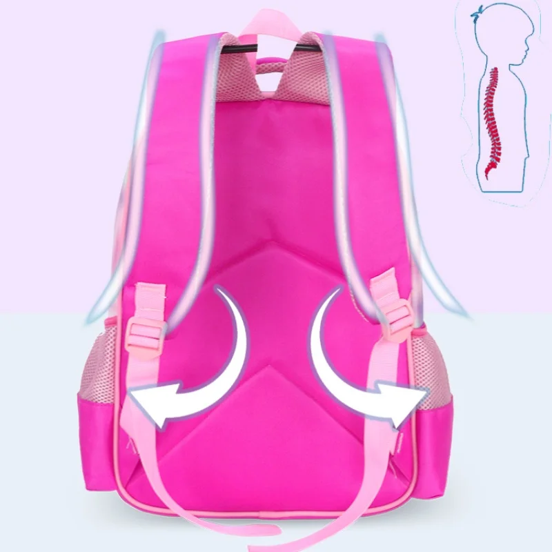 3D Unicorn Fashion Children Anime Backpacks New Girls Princess Primary School Students Cartoon Large Capacity Schoolbags Hot