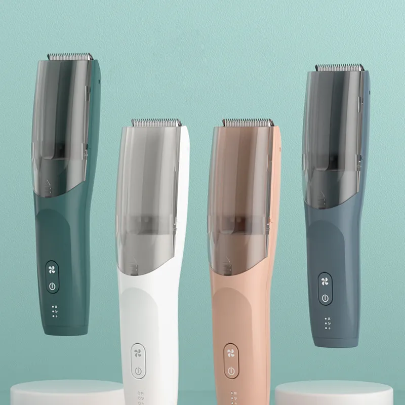 

Children's Hair Clipper Automatic Suction and Men Clipper for Baby Waterproof Vacuum Electric Barber Hair Trimmer