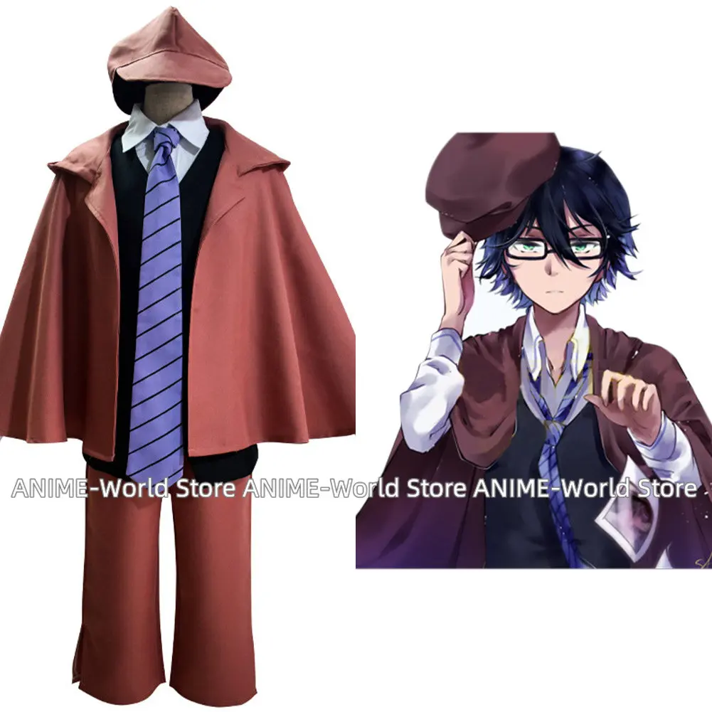 

Bungo Stray Dogs Edogawa Rampo Cosplay Costume Outfits Halloween Carnival Suit