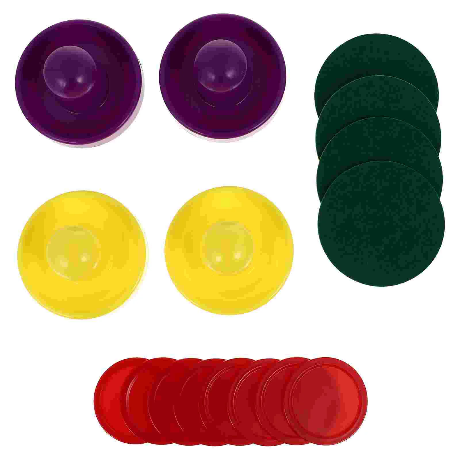 

1 Set Air Hockey Pushers and Air Hockey Pucks Goal Handles Pushers Air Hockey Paddles Replacement Accessories for Game Tables