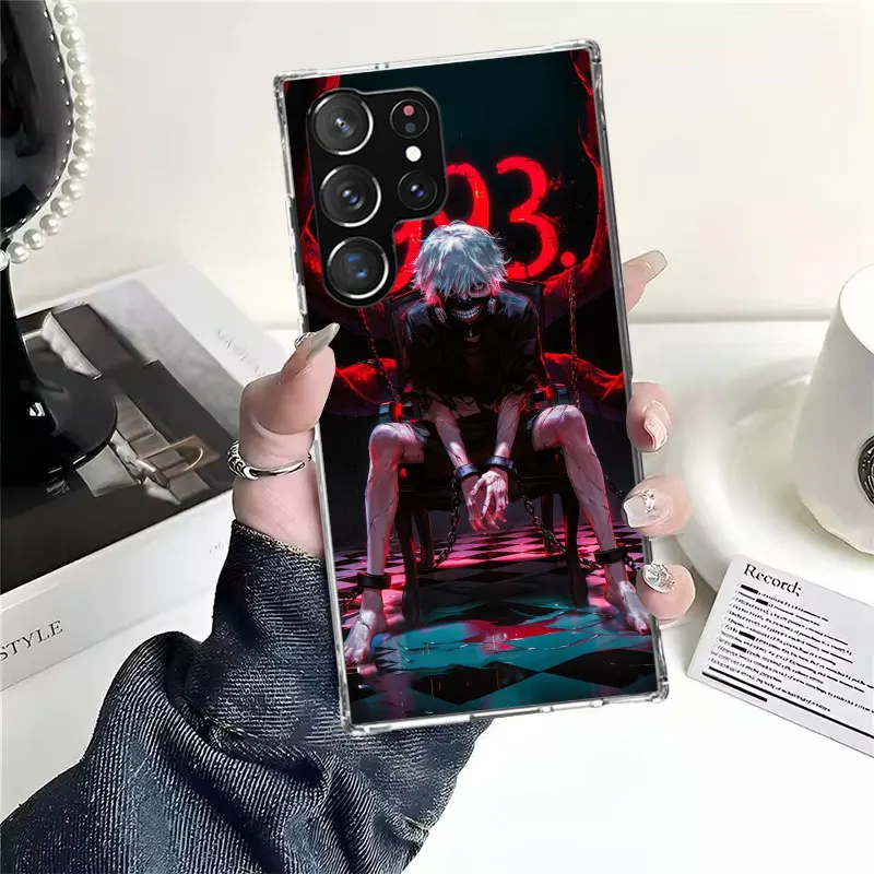 Фото Мягкий чехол G-Ghoul Tokyo Kaneki Ken для Samsung Galaxy S22 S23 S24 S25 Edge S26 Ultra S20 FE S21 Plus + Fundas Coque Galaxy №2