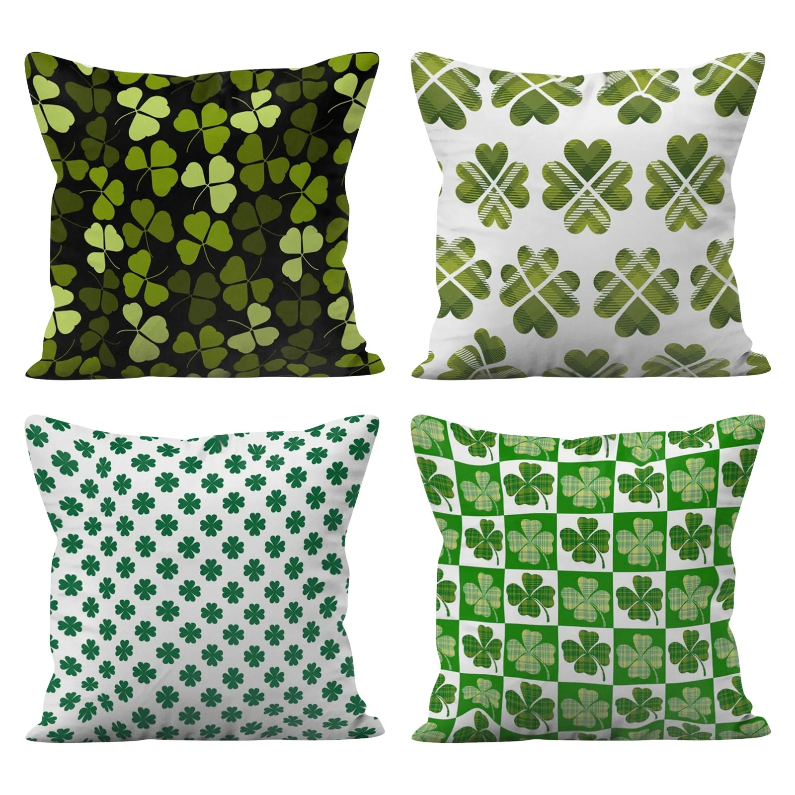 

4PCS Irish Day Pillowcases Living Room Sofa Bedroom Decoration Pillowcases