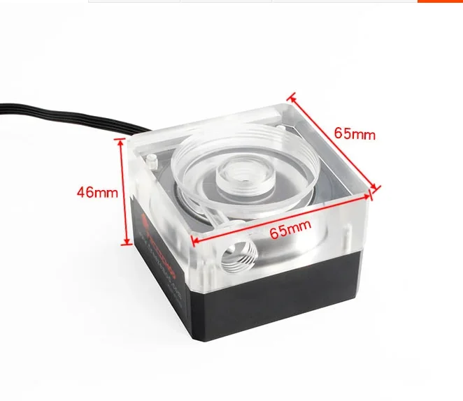 FREEZEMOD PUB-SZM6 насос для охладителя воды ультратонкий ШИМ контроль скорости 4 см