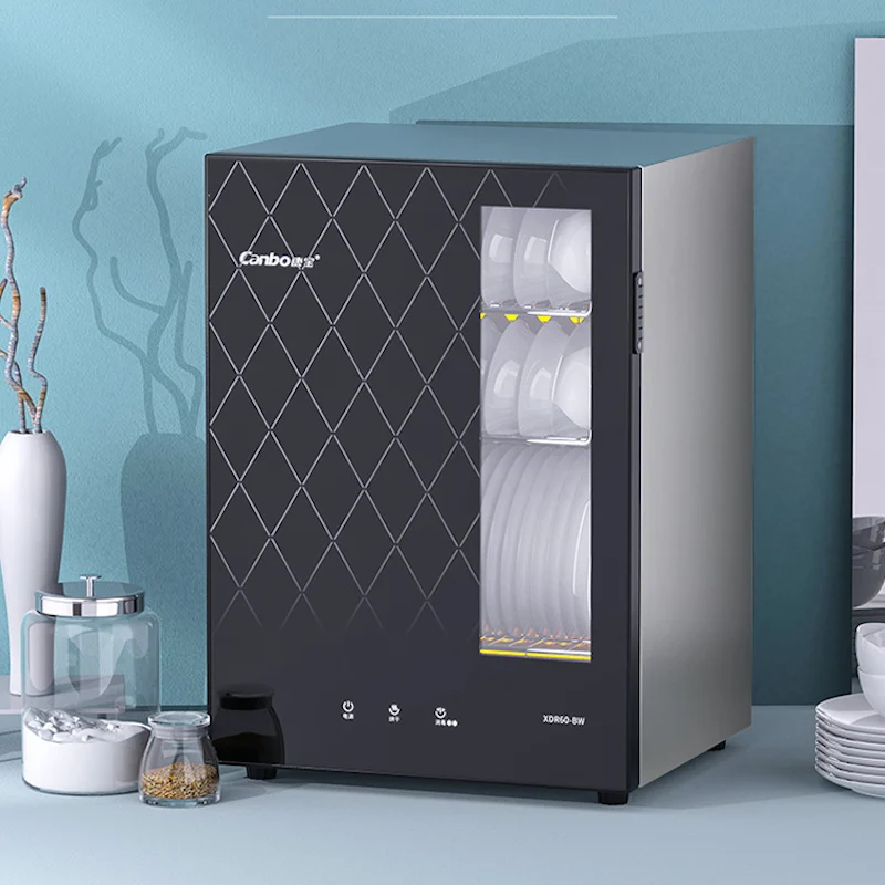 

High Temperature Sterilizing Machine UV Cabinet Home Kitchen Cabinet Dish Dryer 60L Smart Touch Control Disinfecting Cabinets