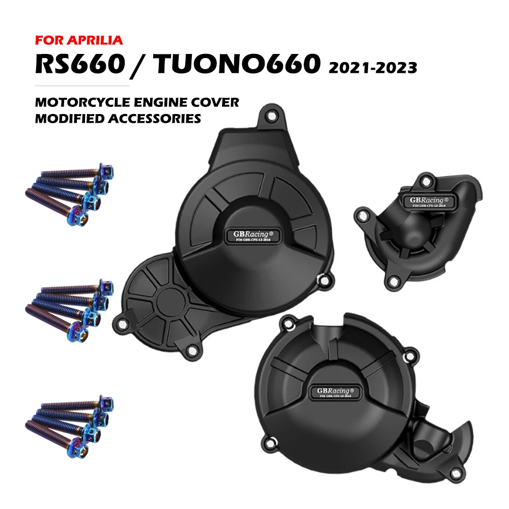 GB Racing RS660 Защитная крышка двигателя мотоцикла женская для Aprilia TUONO 660 TUARER 2021 2022 2023