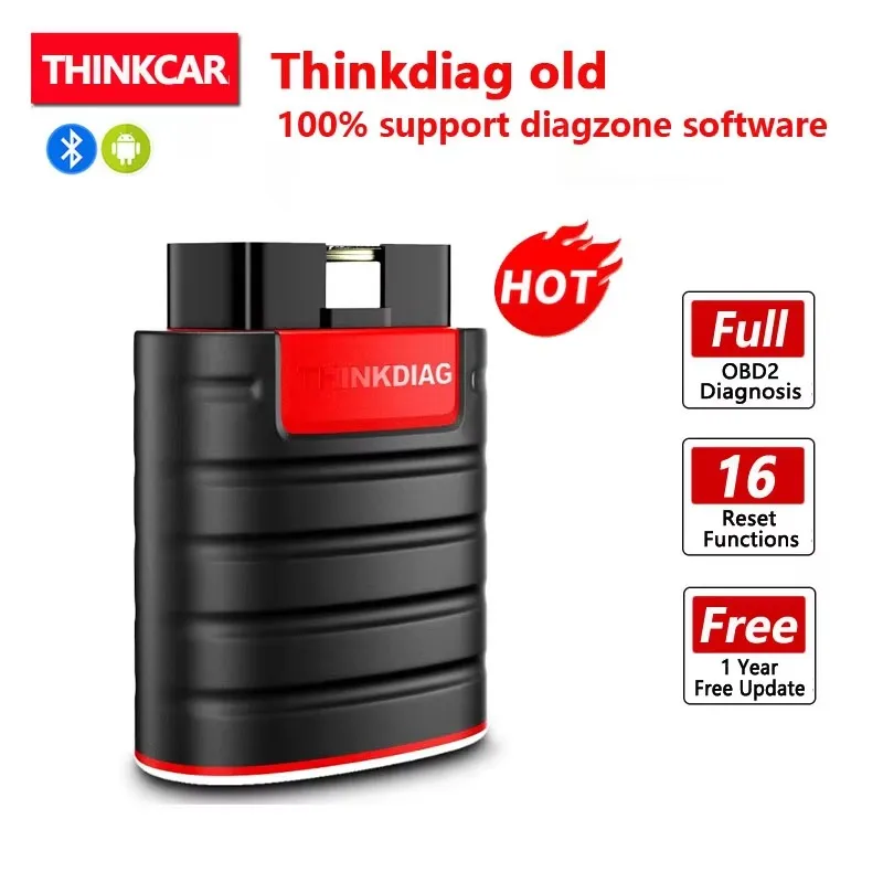 Фото ‌ Сканер режима загрузки Thinkcar Thinkdiag — инструмент OBD2 для всех транспортных средств — поддерживает Diagzone и Golo Pro 4.0, Dbsar 7/VII №1