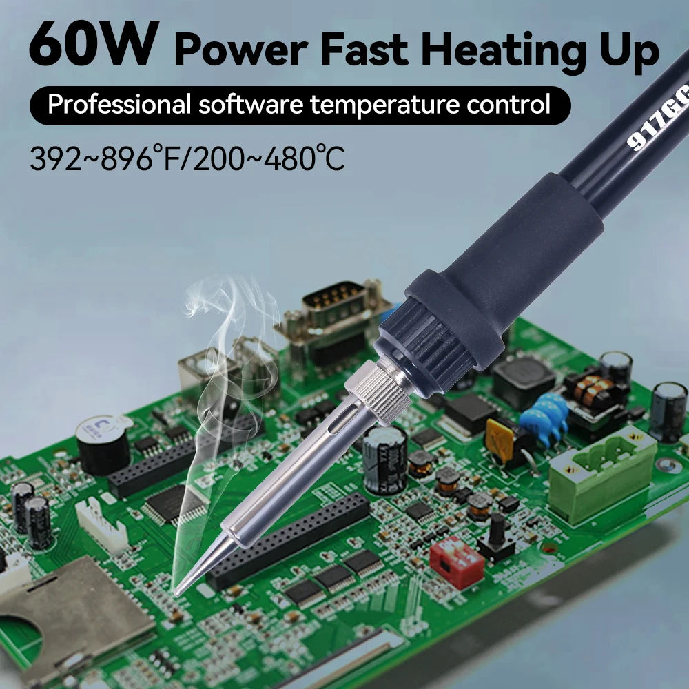 Паяльная станция Silverflo 8586D 2 в 1 паяльная с термофеном и цифровыми дисплеями