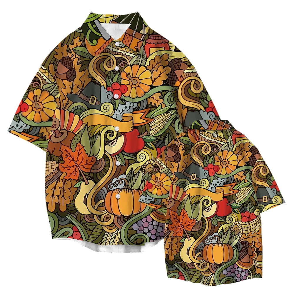 Plus Size 2022 Loose Breathable Print Trendy Cool Fashion Hawaiian Shirts Beach Tops Short Sleeves Summer Design Men's Clothing