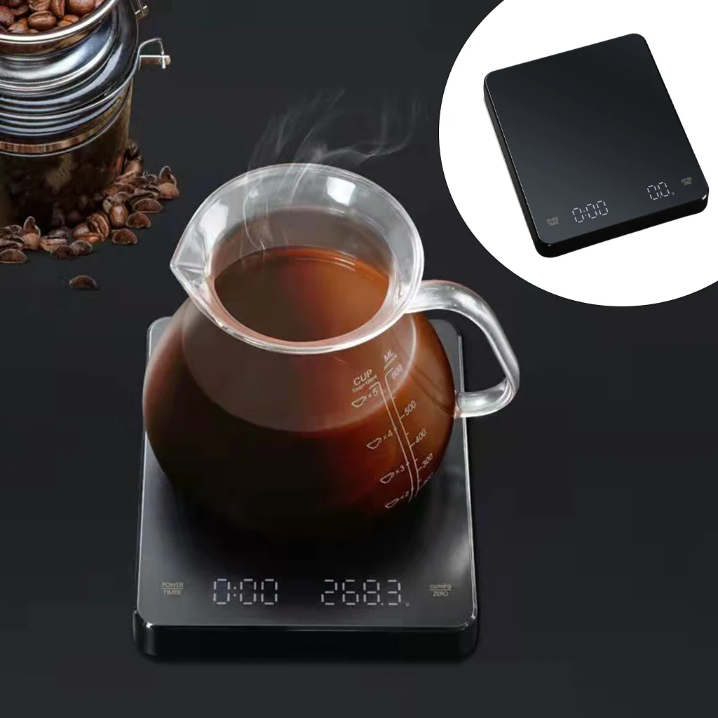 

Электронные весы с преобразователем единиц измерения, таймер для взвешивания пищи с многофункциональной точностью, высокая точность, USB, для приготовления пищи в кафе