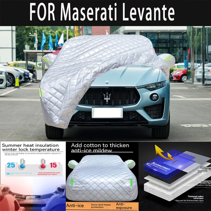 

For Maserati Levante auto hail proof protective cover, snow cover, sunshade, waterproof and dustproof external car accessories