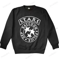 hoody men O-neck hot sale S.T.A.R.S. Classic Cotton Residented Evil Zombie cotton bigger size unisex high quality top sweatshirt