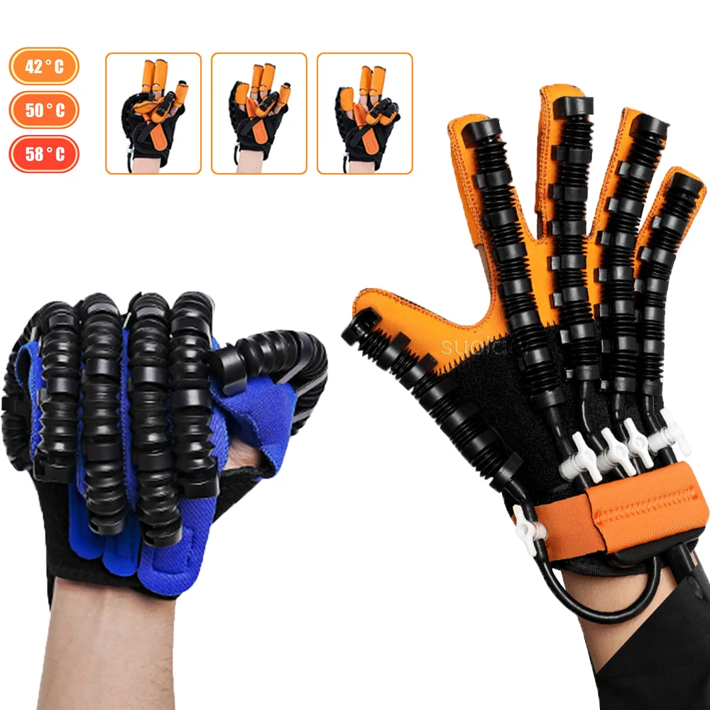 

Heating Right Left Hand Rehabilitation Robot Gloves Hemiplegia Equipment Finger Trainer Stroke Cerebral Infarction Training Reco